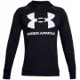 Under Armour Męska bluza z kapturem Rival Fleece Big Logo HD, czarna, 1357093 001