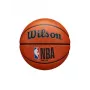 Wilson NBA DRV Pro Piłka do koszykówki rozmiar 7 - Oficjalna piłka meczowa NBA, skóra kompozytowa Performance, do hali i na zewnątrz, ulepszony chwyt, pęcherz Pressure Lock, pomarańczowa