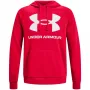Bluza z kapturem Under Armour Rival Fleece Big Logo dla mężczyzn, czerwona