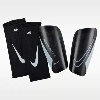 Nike Mercurial Lite Ochraniacze goleni do piłki nożnej, czarne DN3611-010, rozmiar L