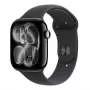 Apple Watch Series 11 GPS + Cellular 42mm koperta aluminiowa kolor Space Grey z czarnym paskiem Sport Band - M/L