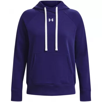 Bluza z kapturem Under Armour Women's Rival Fleece HB Midnight Navy/Biały