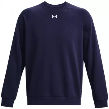 Under Armour Męski Bluza Rival Fleece Crew Granatowa