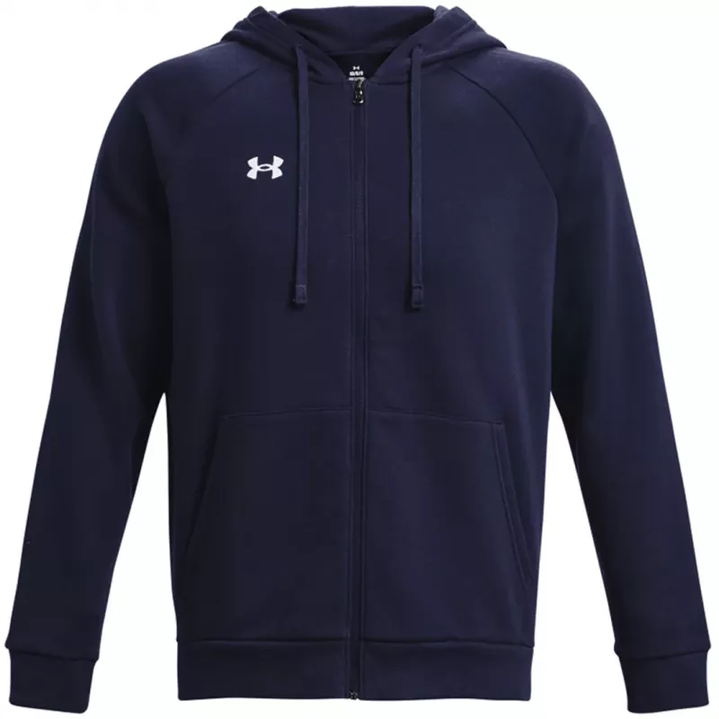 Bluza Under Armour Rival Fleece FZ dla mężczyzn, kolor Midnight Navy