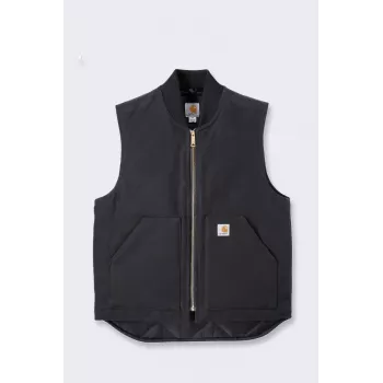 Carhartt V01 Ocieplana Kamizelka Firm Duck Czarna