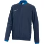 Bluza Nike Dri-FIT Academy 25 dla dzieci, pełny zamek, granatowa (L)