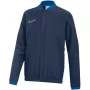 Bluza Nike Dri-FIT Academy 25 dla dzieci z pełnym zamkiem, granatowa