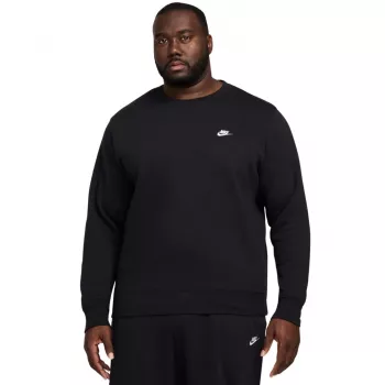Nike Club BB Bluza męska z kapturem i okrągłym dekoltem Czarna FN3886 010 M