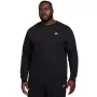 Nike Club Fleece Męska Bluza z Kapturem Czarna XL