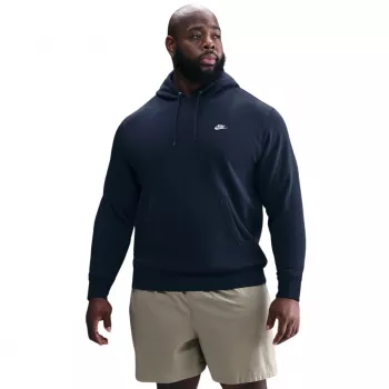 Nike Club Fleece Męska Bluza z Kapturem Midnight Navy Rozmiar S