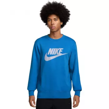 Nike Sportswear Club męska bluza z kapturem i okrągłym dekoltem niebieska FN3890 435 M
