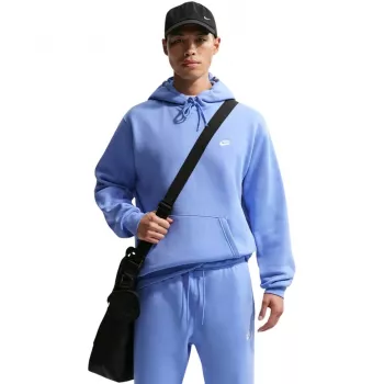 Nike Club Fleece męska bluza z kapturem typu pullover, kolor Diffused Blue, rozmiar S