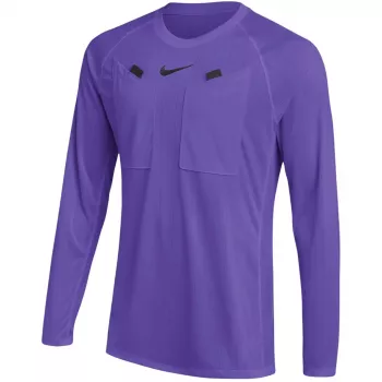 Nike Dri-FIT Referee III Męska koszulka sędziowska do piłki nożnej z długim rękawem - Court Purple/Biały - XL