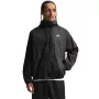 Nike Men's Windrunner Czarna kurtka przeciwdeszczowa z pełnym zamkiem HV8369 010 Rozmiar M
