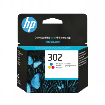 HP 302 Oryginalny wkład atramentowy Tri-color (Cyan, Magenta, Yellow) - Standardowa wydajność