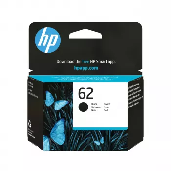 HP 62 Czarny oryginalny wkład atramentowy - 200 stron