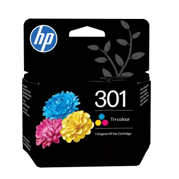 HP 301 Oryginalny wkład atramentowy Tri-color (Cyan, Magenta, Yellow) - Standard Yield