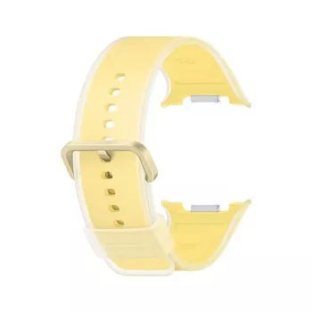 Samsung Misty Band M/L do Galaxy Watch9 (Watch8) - Żółty pasek sportowy z fluoroelastomeru