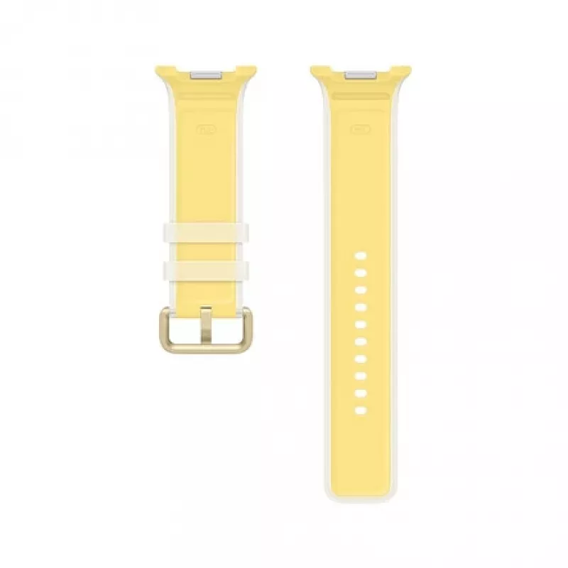 Samsung Misty Band M/L do Galaxy Watch9 (Watch8) - Żółty pasek sportowy z fluoroelastomeru