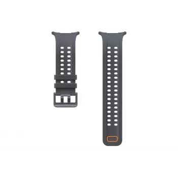 Samsung Marine Band (S/M/L) do Galaxy Watch Ultra2 - Czarny pasek do smartwatcha z fluorosilikonu z zapięciem D-Buckle, 22 mm, wodoodporny
