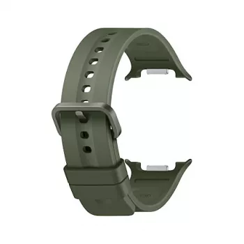 Samsung Sport Band S/M Oliwkowy do Galaxy Watch9, Watch8, Watch6, Watch5, Watch4 – Fluorosilikon, Klamra, 130-190 mm