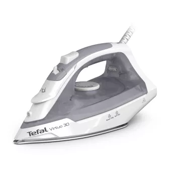 Tefal Easygliss Eco FV5782 Żelazko parowe z podeszwą Durilium Airglide, 2800 W, 260 g/min boost pary, tryb Eco, czarno-zielone