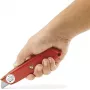 STANLEY BLACK&DECKER 99E Wysuwany nóż uniwersalny z blokadą śrubową, uchwyt z odlewanego cynku, 5 pozycji ostrza, wewnętrzne miejsce na 3 ostrza, kolor metaliczny szary