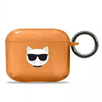 Karl Lagerfeld KLA3UCHFO AirPods 3 etui Pomarańczowy Choupette