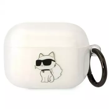 Karl Lagerfeld KLAPHNCHTCT Pokrowiec na AirPods Pro Przezroczysty Ikonik Choupette