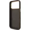 GUESS 4G Triangle Logo Etui MagSafe na iPhone 17 Pro Max - Brązowe i Złote