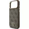 GUESS 4G Triangle Logo Etui MagSafe na iPhone 17 Pro Max - Brązowe i Złote