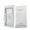 GUESS 4G Script Metal Protective Case for iPhone 18 Pro Max / 17 Pro Max - Biały