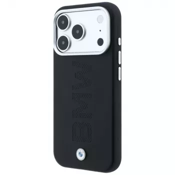 Etui BMW Sign Centered Deboss MagSafe do iPhone 18 Pro Max / 17 Pro Max - Czarny