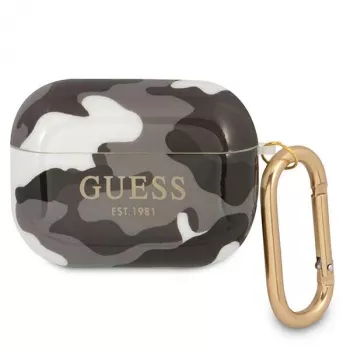 Guess GUAPUCAMG AirPods Pro etui Black Camo Collection