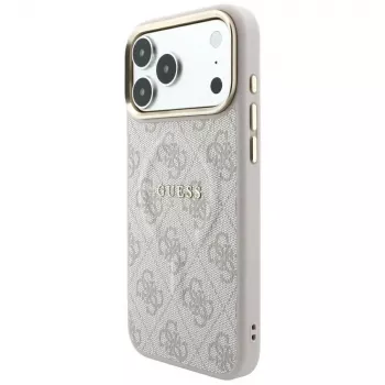 GUESS Embossed 4G Classic MagSafe Case do iPhone 17 Pro Max / 18 Pro Max - Różowy