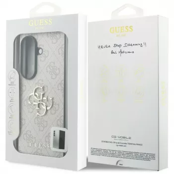 Guess Big 4G Logo PU etui do Samsung Galaxy Z Fold 8 Ultra – różowy