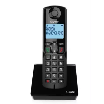 Alcatel S280 DECT Telefon bezprzewodowy - Czarny