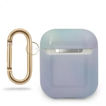 GUESS GUACA2TPUMCGC02 AirPods 1/2 Etui Niebieski Kolekcja Tie & Dye