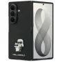 Karl Lagerfeld Saffiano Karl & Choupette Pin Case do Samsung Galaxy Z Fold 8 Ultra - Czarny
