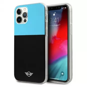 MINI MORRIS Color Block twarda obudowa do iPhone 12/12 Pro 6,1 cala - niebieska