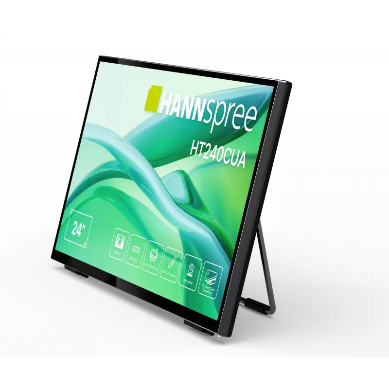 DRUGO Hannspree HT240CUA 23,8 cala Full HD IPS 10-punktowy monitor dotykowy