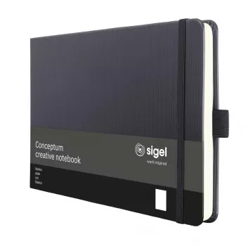 SIGEL CO201 Notes A5 Gładki Czarny 66 Kartek
