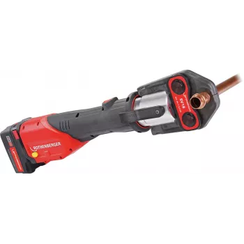 ROTHENBERGER ROMAX 4000 Basic Set z bateriami 2.0 Ah i 4.0 Ah, 18V akumulatorowe narzędzie do zaciskania, 32 kN, system CAS, ROCASE