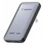 Verbatim Slim GaN Charger 2 Porty 65W (EU/UK/US) Szary