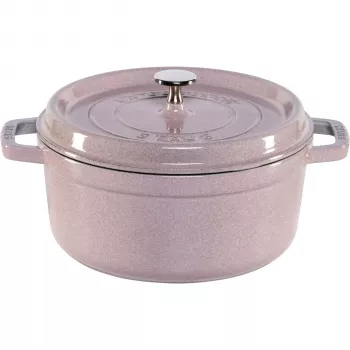 Staub La Cocotte 24 cm okrągłe żeliwne cocotte, Cherry Blossom