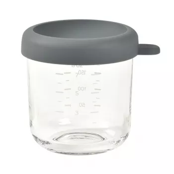 BEABA Szklany słoik z hermetyczną pokrywką 250 ml Mineral