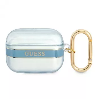 GUESS Strap Collection Etui AirPods Pro - Niebieski
