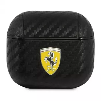 Ferrari FESA3CABK AirPods 3 Etui On Track PU Carbon Black
