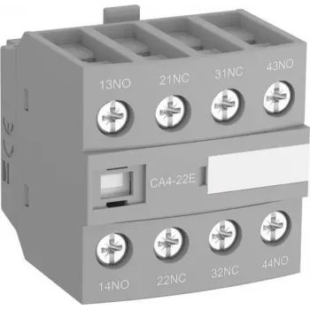ABB CA4-13M Blok styków pomocniczych 1NO+3NC, montaż przedni, zaciski śrubowe, 690V
