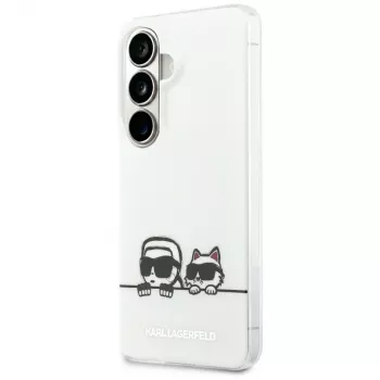 Karl Lagerfeld IML Peekaboo Karl & Choupette MagSafe etui do Samsung Galaxy S26, Transparent